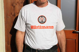 T-Shirt mit Motiv Logo Hürlimann mit Schriftzug Erwachsen