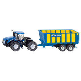 Siku New Holland mit Silagewagen 1:50
