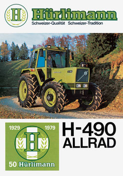 Blechschild Hürlimann H-490 20x30cm