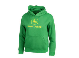 Grüner Kinder John Deere Kapuzensweatshirt