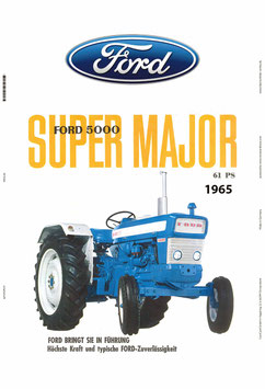 Blechschild Fordson Major 1965 20x30cm