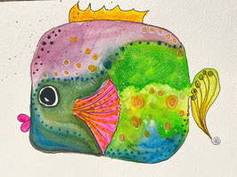 Fische III - bunter Fantasiefisch