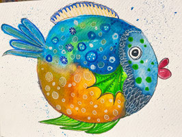 Fische II - bunter Fantasiefisch