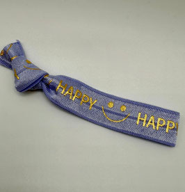 Gummiarmband *HAPPY flieder