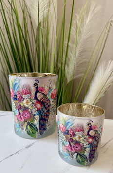 Glas-Windlicht *TROPICAL