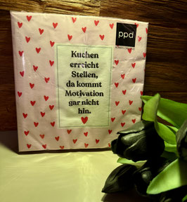 Servietten *KUCHEN-MOTIVATION
