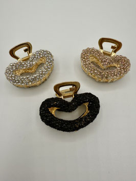 süße Herz-Haarklammer