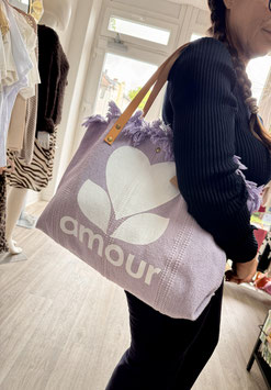 Praktische Tasche AMOUR FLIEDER