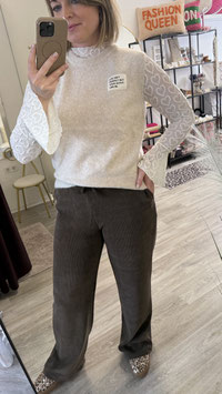 Pullunder mit Rückenausschnitt *PERFECT OUTFIT beige