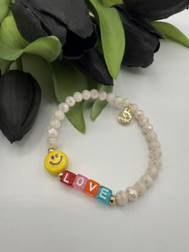 Perlenarmband *LOVE TO SMILE