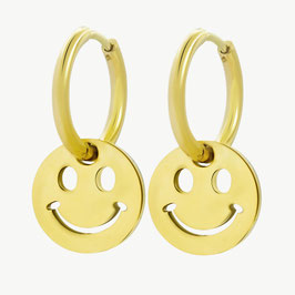 Ohrringe mit Smiley-Anhänger