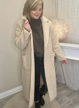 Sale! Teddymantel *Beige
