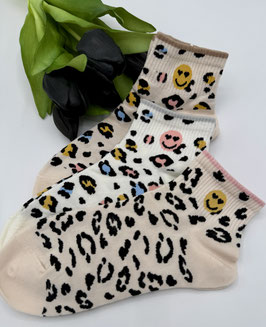 Kurze Leo-Socken *SMILEY