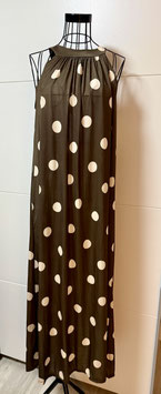 Maxikleid *BROWN WITH DOTS
