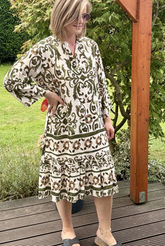 Tunikakleid *PAISLEY khaki-creme