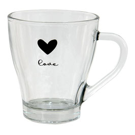 TRINKGLAS *LOVE