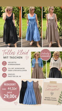 Kleid mit Taschen
