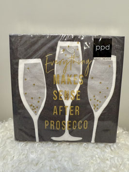 Servietten *PROSECCO SCHWARZ