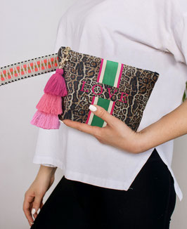 KOSMETIKTASCHE *LEO-GRÜN