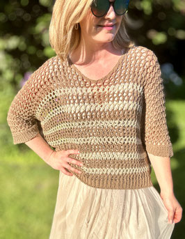 LEICHTER MESH-PULLOVER *GOLDEN STRIPES
