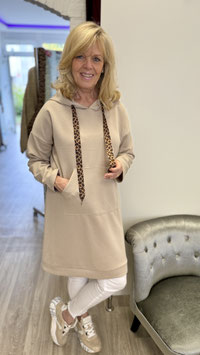 Hoodiekleid *BEIGE