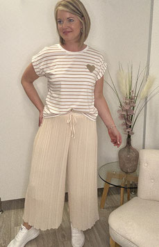 GESTREIFTES T-SHIRT *LITTLE BEIGE HEART