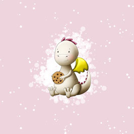 Panelbild ca 50x54 cm Cookie (rose)