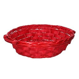 Cesti vimini rosso tondo cm ø40/45