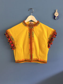 oops SOLD %%Rainbow Vest Yellow%%