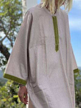 Martha Kaftan Brown Red Stripes