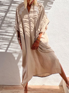 Boubou Chardon Beige Caftan