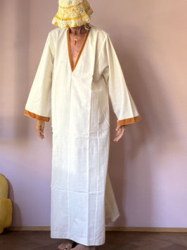 Martha Kaftan Off White Yellow