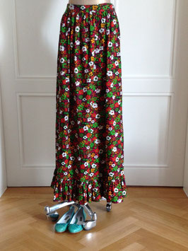 oops SOLD VINTAGE - 1970s Floral Maxi Skirt