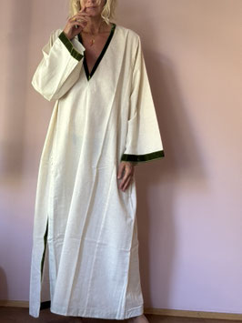 Martha Kaftan Off White Green