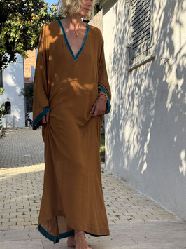 Martha Kaftan Terracotta Turquoise