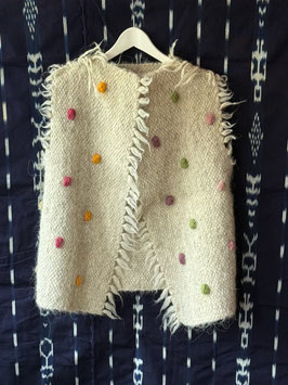 Wool Vest PomPom Forever Ever