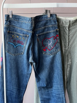 VINTAGE - World Treasure Levi's Embroidery Jeans x Ralph Lauren
