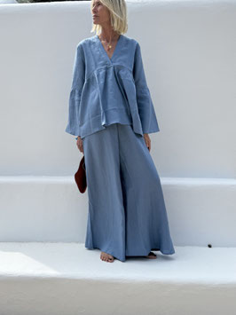 No#582 - 2Set Blue Linen