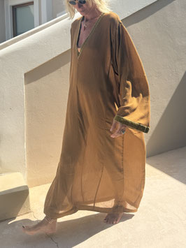 Martha Kaftan Terracotta Olive