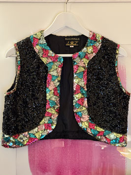 VINTAGE - 80s Sequined Vest