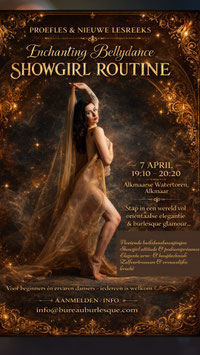 Bellydance Showgirl Routine lesreeks (8) lessen van 70 minuten Alkmaar