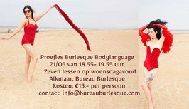 Ticket voor jouw Burlesque proefles naar keuze