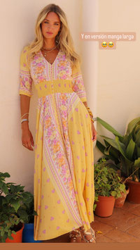 Vestido Margaret media manga