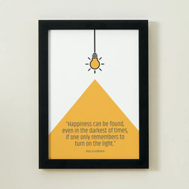 Impuls-Poster "Turn on the light"