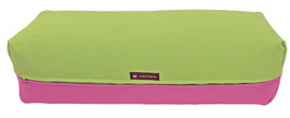 Yoga Bolster hellgrün & pink