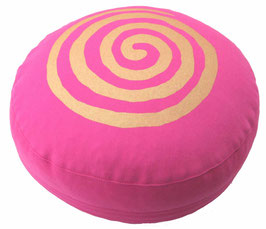 "Spirale" pink Meditationskissen