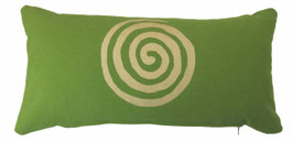 Kleines Meditationskissen "Spirale" kiwi