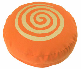 "Spirale" orange Meditationskissen
