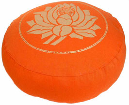"Lotusblüte" orange Meditationskissen