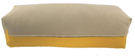 Yoga Bolster beige & curry